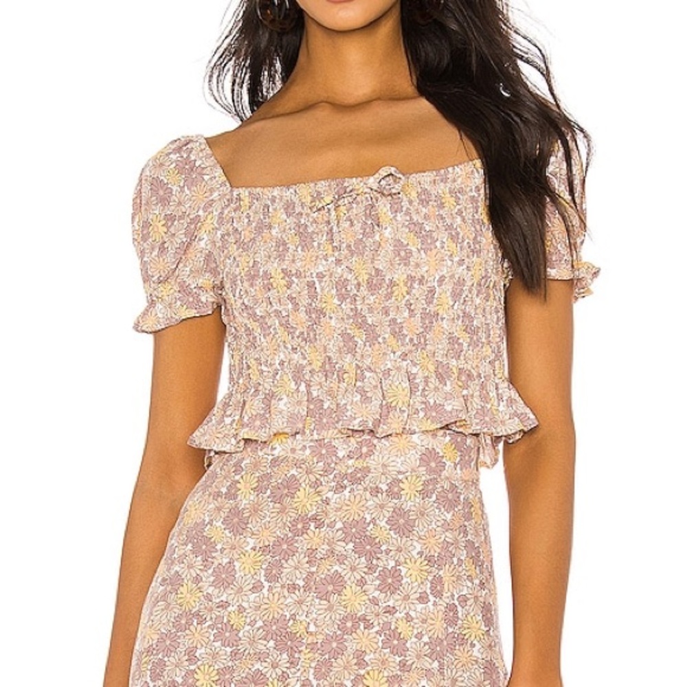 MARIE TOP IN DUSK ZOELLA FLORAL